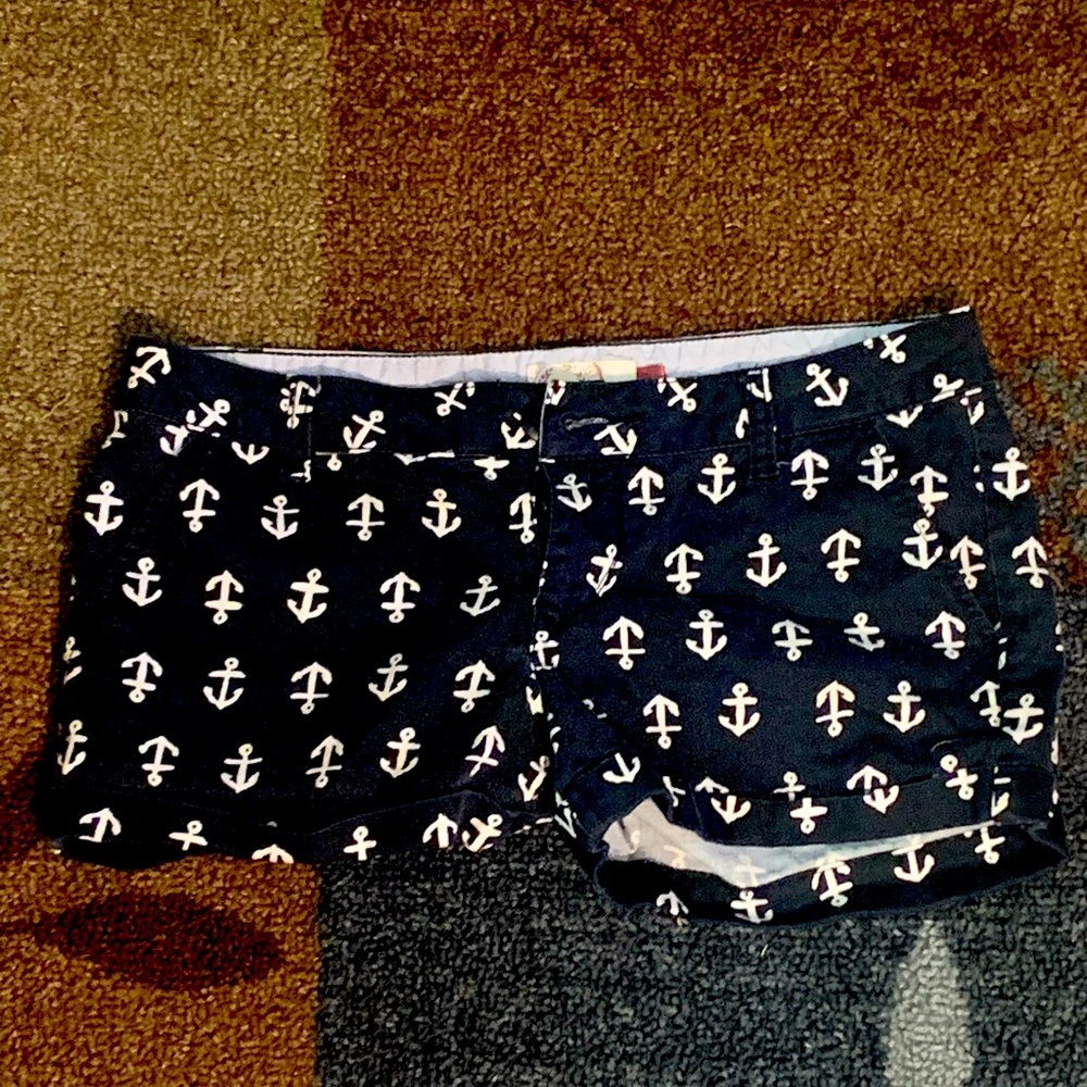 Juniors So Blue anchor shorts